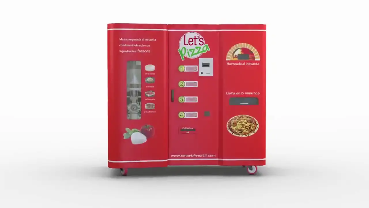 eco-friendly pizza vending machines