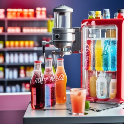 Soft drinks & bottle vending machines