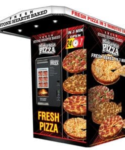 Self Service Automatic Pizza Vending Machine Outdoor