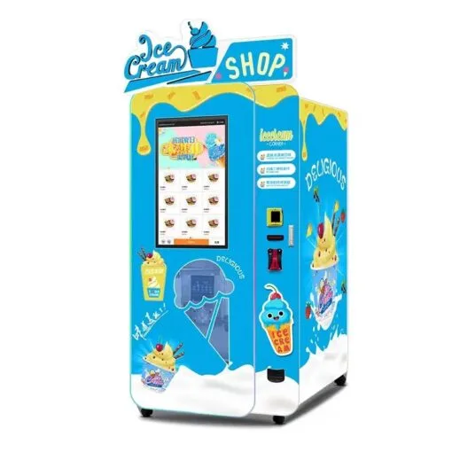 Ice Cream Vending Machine 32inch Screen