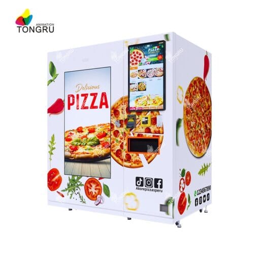 fully automatic pizza maker machine dispenser