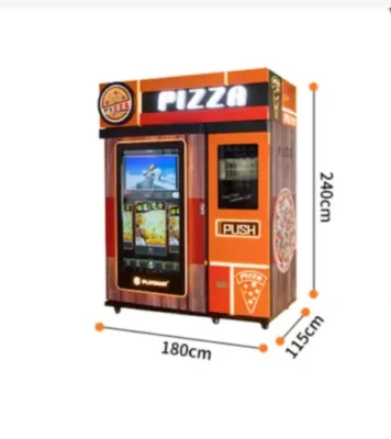 Touch Screen Hot Food Pizza Vending Machines