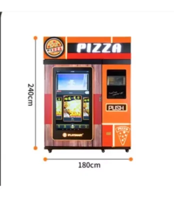 Touch Screen Hot Food Pizza Vending Machines