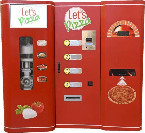 24/7 Smart Outdoor Fresh Pizza Vending Machine