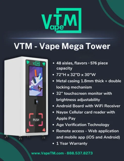 Mega Tower Vape Vending Machine - Image 6