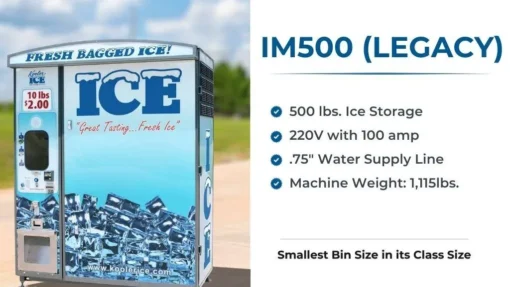 IM500 LEGACY ICE VENDING MACHINE